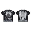 First Row “Cyber Tribal” Graphic Vintage Tee