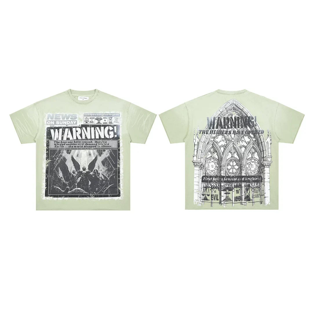 First Row “Warning! The Seals Have Opened” Graphic Vintage Tee