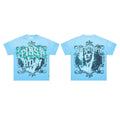 First Row “Lost Utopia” Classical Frame Rhinestone Vintage Tee