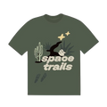 BROKEN PLANET MARKET 'SPACE TRAILS' TEE (AGAVE)