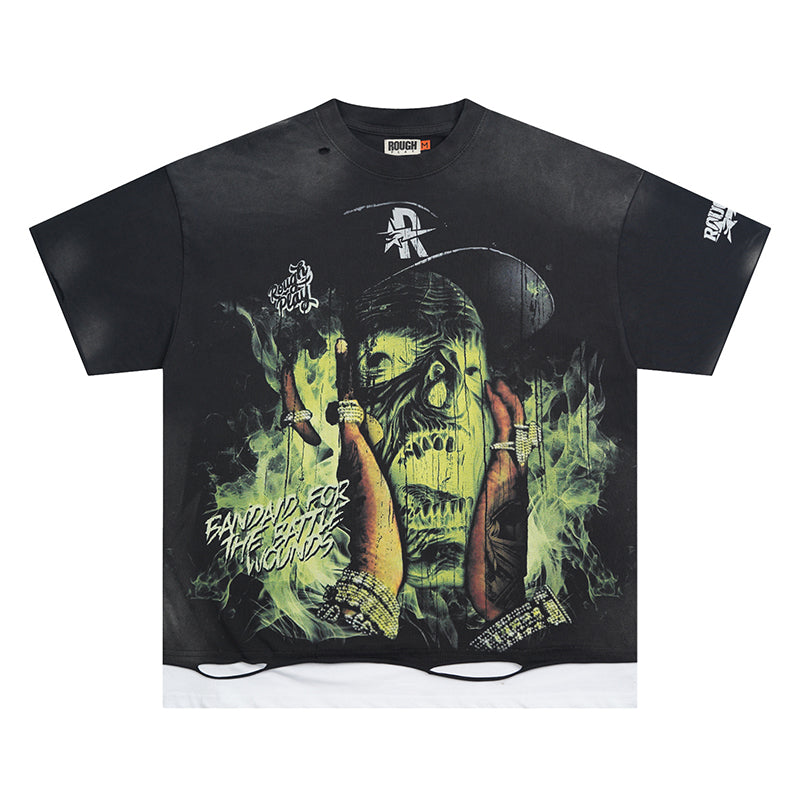 Rough Play T Shirts RoughPlay Ghost Face